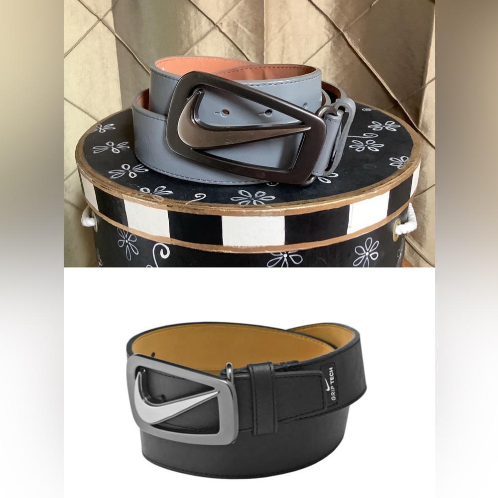VGUC- Nike Golf ‘Grip Tech’ Leather Belt